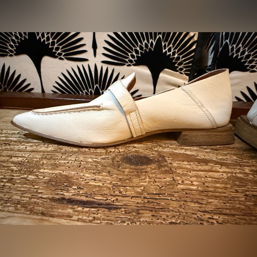 A.S. 98 White Leather Monk Strap Loafers – Size 40 - Picture 2 of 6